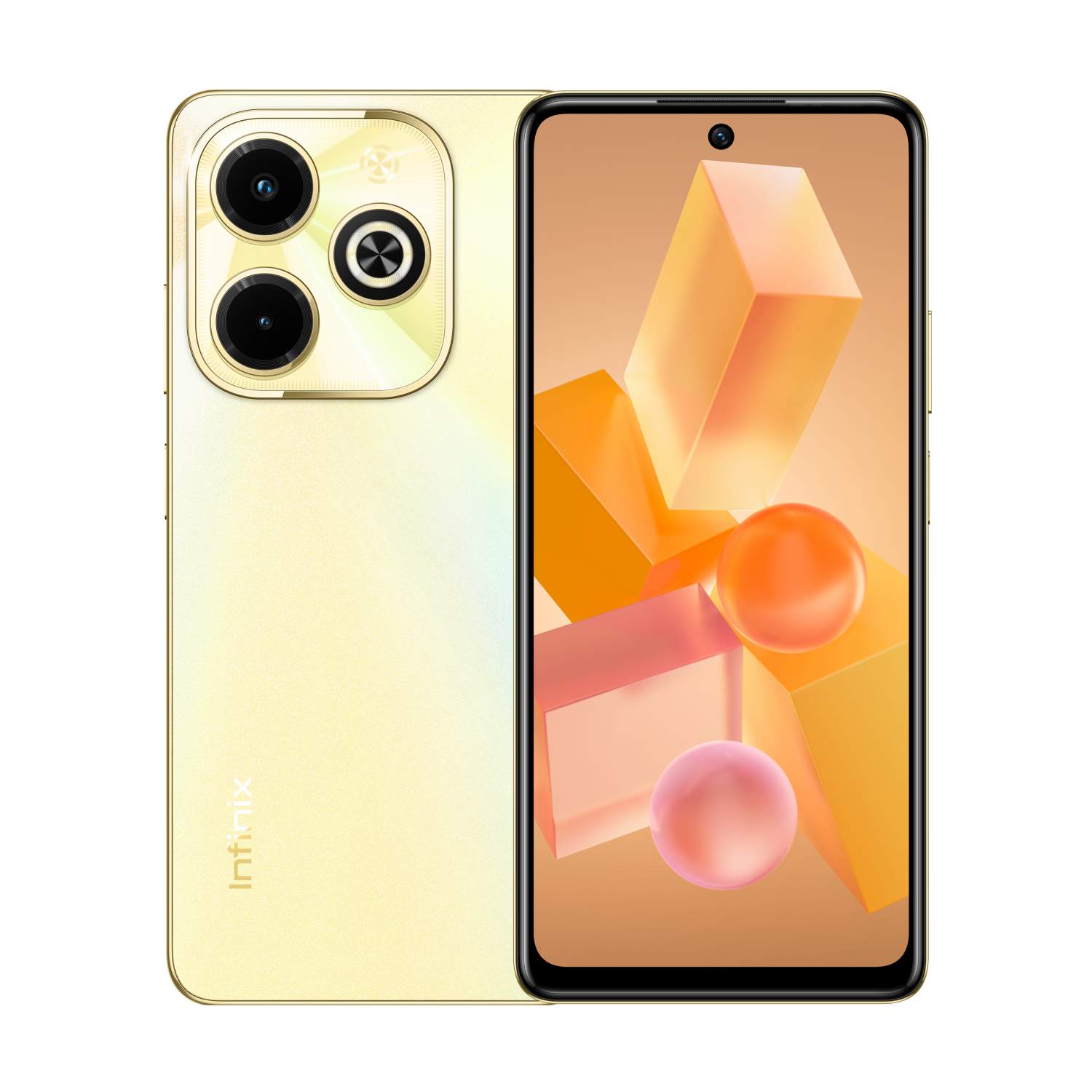 Смартфон Infinix Hot 40i 4/128 GB Horizon Gold - характеристики и описание  на Мегамаркет | 100063054518