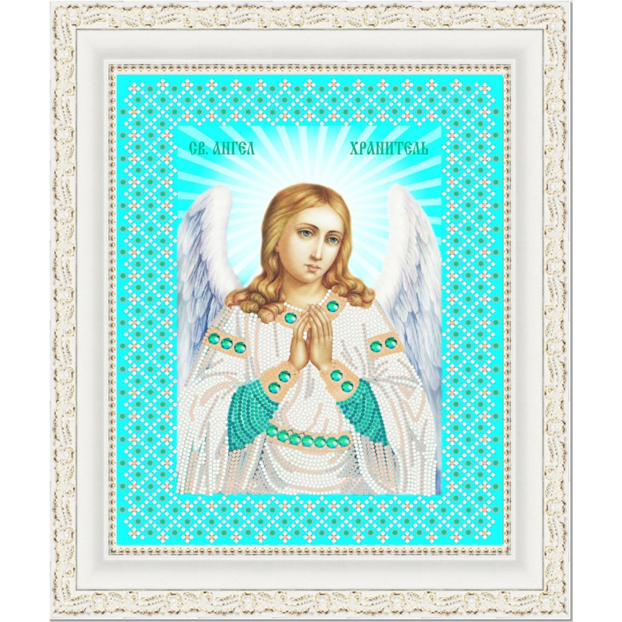 3060 Схема для вышивки бисером или крестом Ангел Хранитель