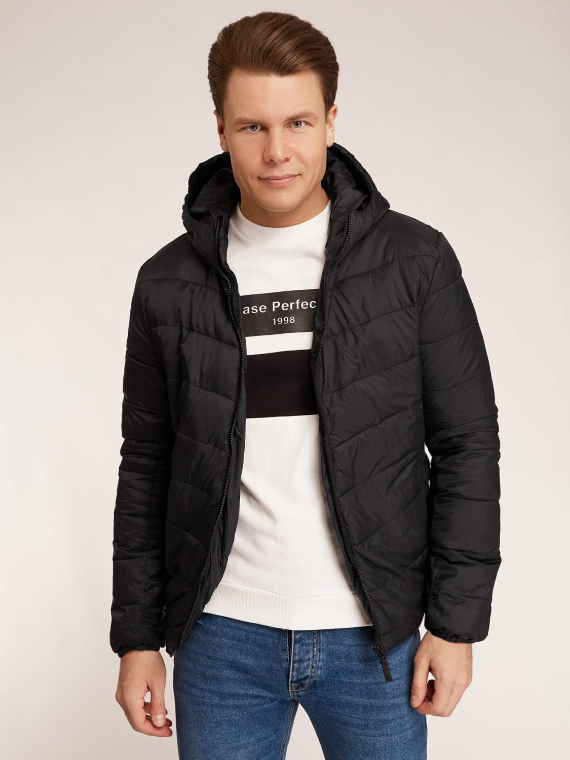 Куртка мужская oodji 1B122001M черная L - отзывы на маркетплейсе Мегамаркет