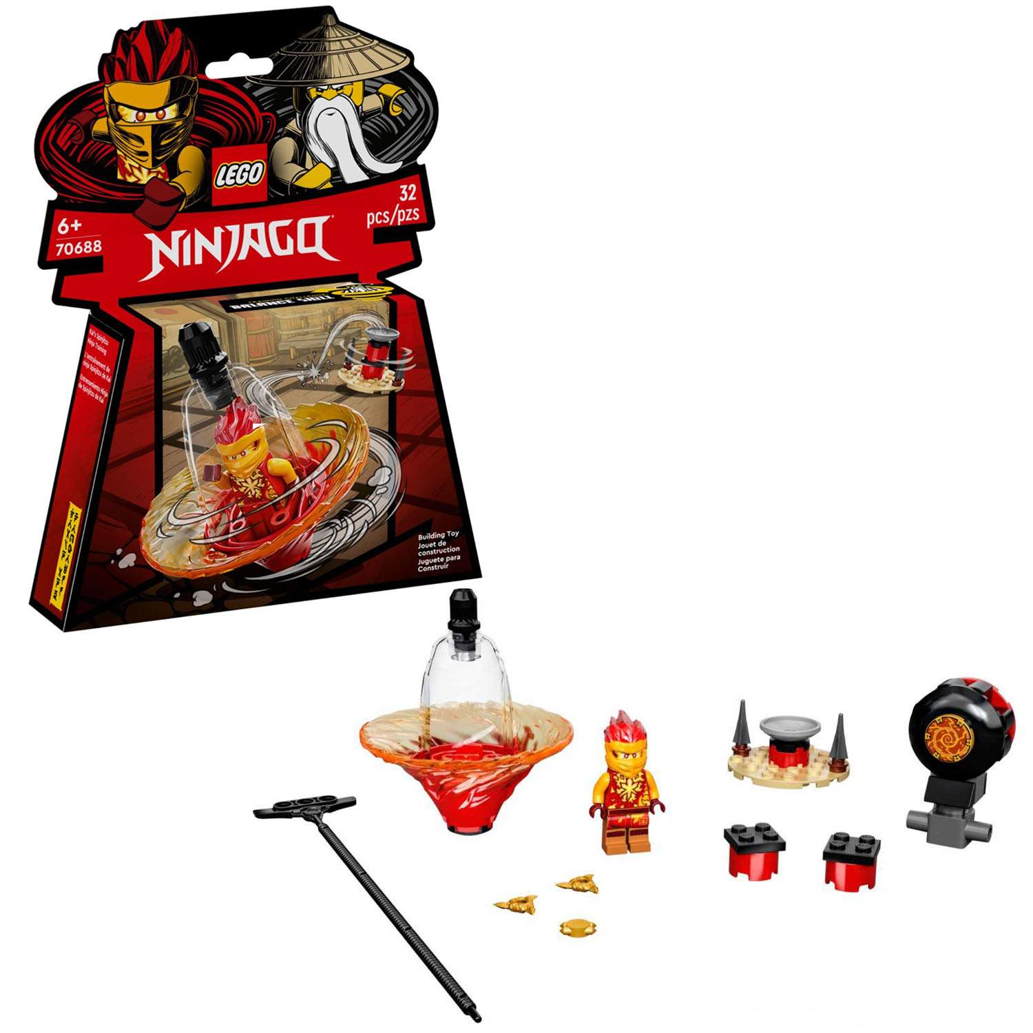 Отзывы о конструктор LEGO NINJAGO 70688 Обучение кружитцу ниндзя Кая -  отзывы покупателей на Мегамаркет | конструкторы LEGO 70688 - 100030902093