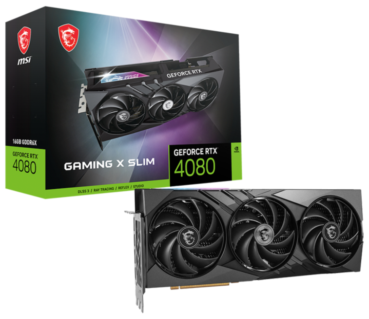 Видеокарта MSI GeForce RTX 4080 16GB GAMING X SLIM - отзывы покупателей на  маркетплейсе Мегамаркет | Артикул: 600014205698