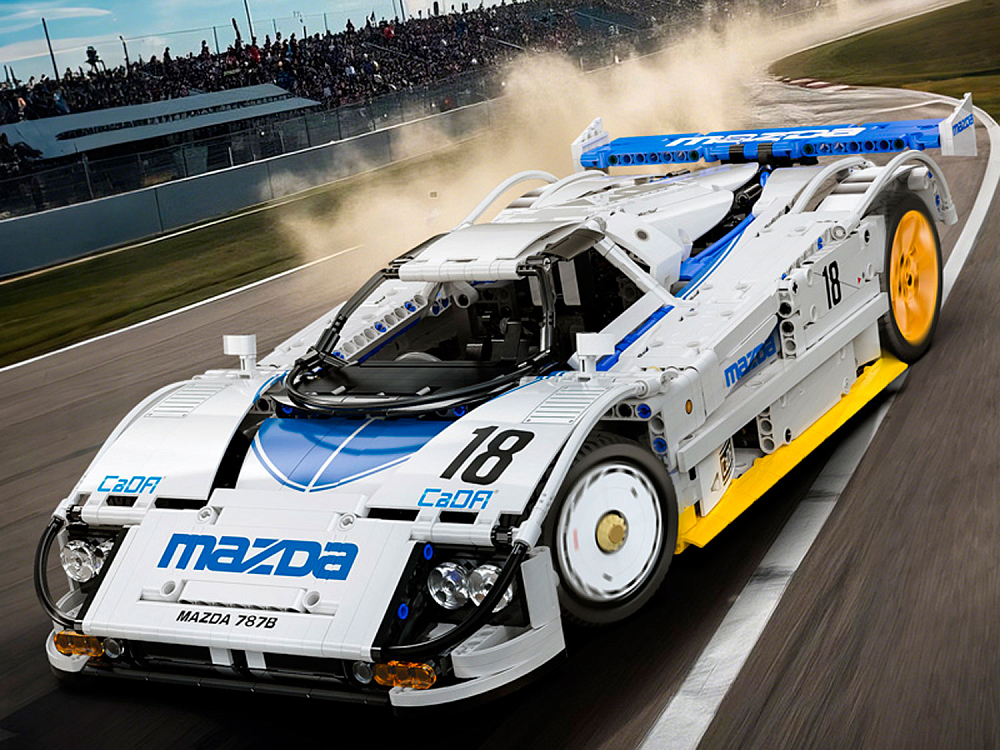 Конструктор CADA Автобомиль Mazda 787B 1:10, 1797 деталей, C63007W