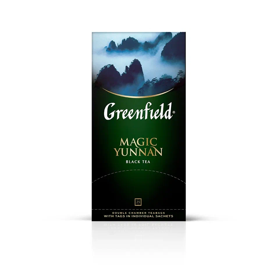 Чай greenfield magic yunnan. Чай Гринфилд Magic Yunnan. Гринфилд чай Мэджик Юньнань. Чай черный Greenfield Magic Yunnan 100г. Чай Greenfield (Гринфилд) "Magic Yunnan".