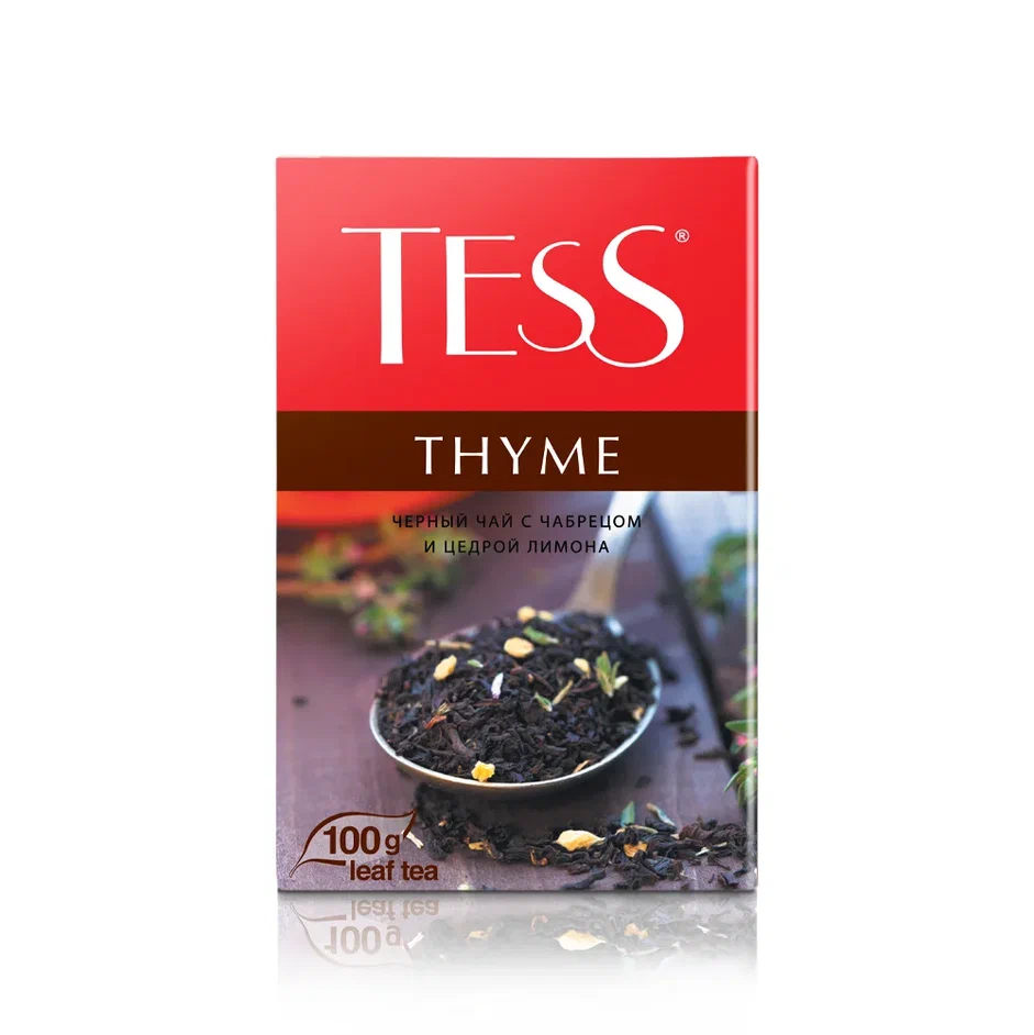 Чай чёрный Tess Thyme, листовой, 100 г - отзывы покупателей на маркетплейсе  Мегамаркет | Артикул: 100023256909