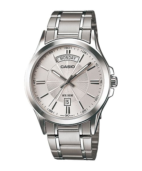 Наручные часы мужские Casio MTP-1381D-7A серебристые - купить в Москве ирегионах, цены на Мегамаркет