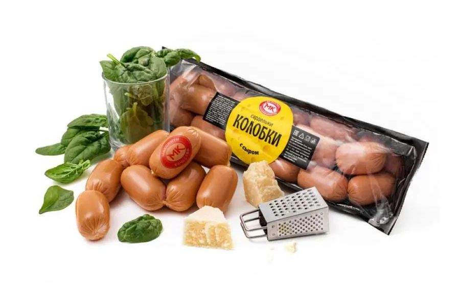 Сардельки с сыром фото