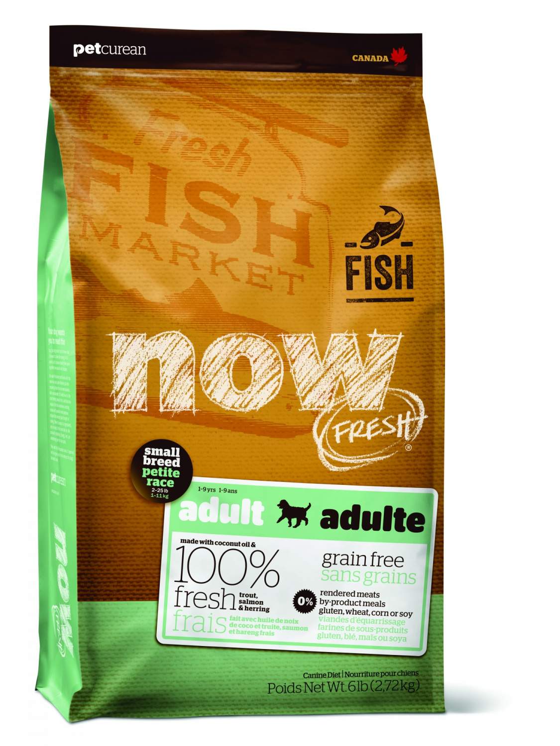 Сухой корм для собак NOW Fresh Adult Small, для мелких пород, лосось,  форель, овощи,2,72кг - отзывы покупателей на маркетплейсе Мегамаркет |  Артикул товара:100023627050