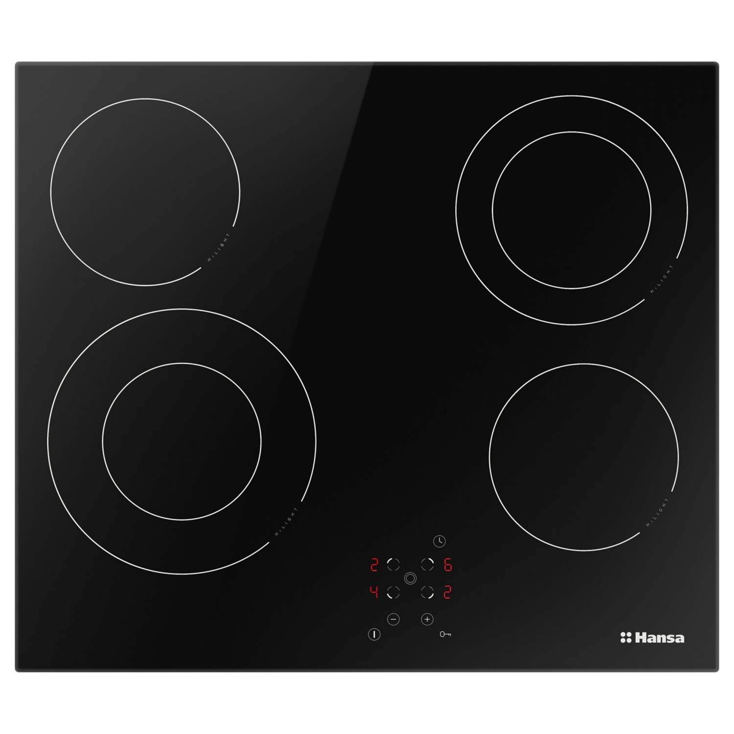 Встраиваемая варочная панель электрическая Hansa BHC96506 черный ...
