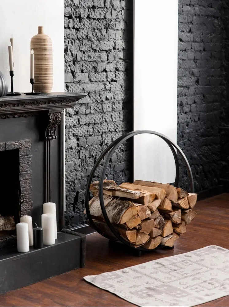 Дровница круглая Pikate, металлическая 80х35х80 – купить в Москве, цены ...