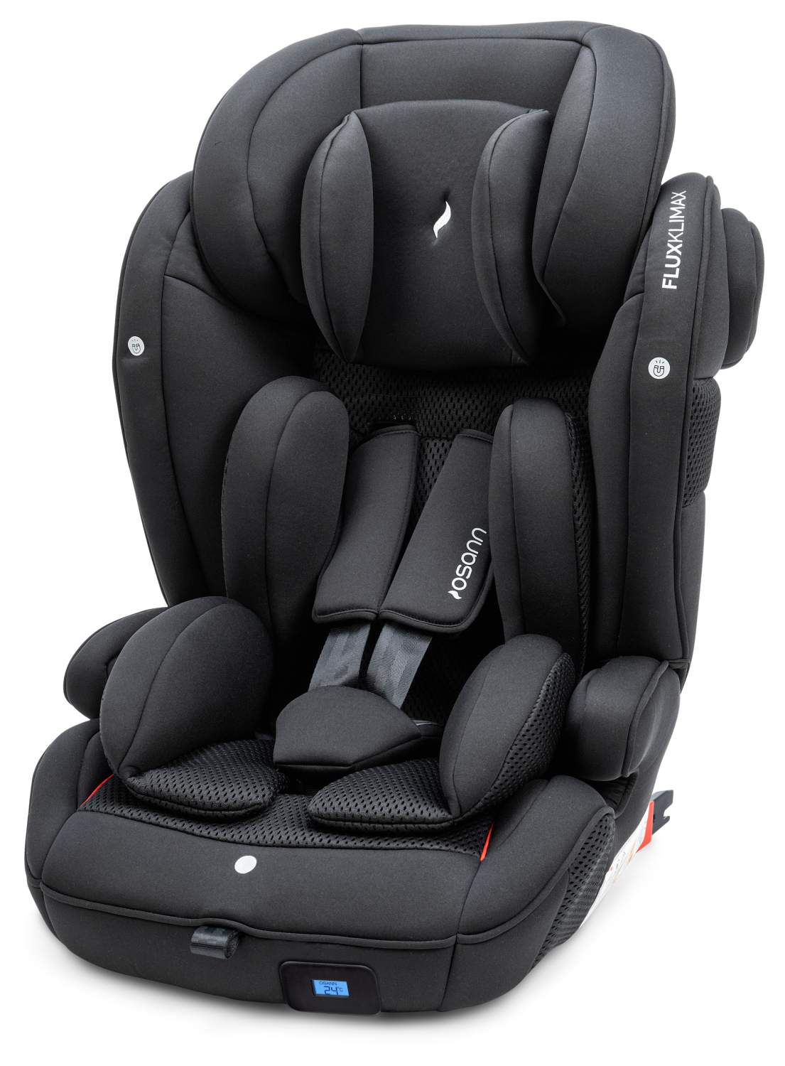 Купить автокресло Osann FLUX ISOFIX Klima All Black c подогревом и  охлаждением с isofix, цены на Мегамаркет | Артикул: 600009676018