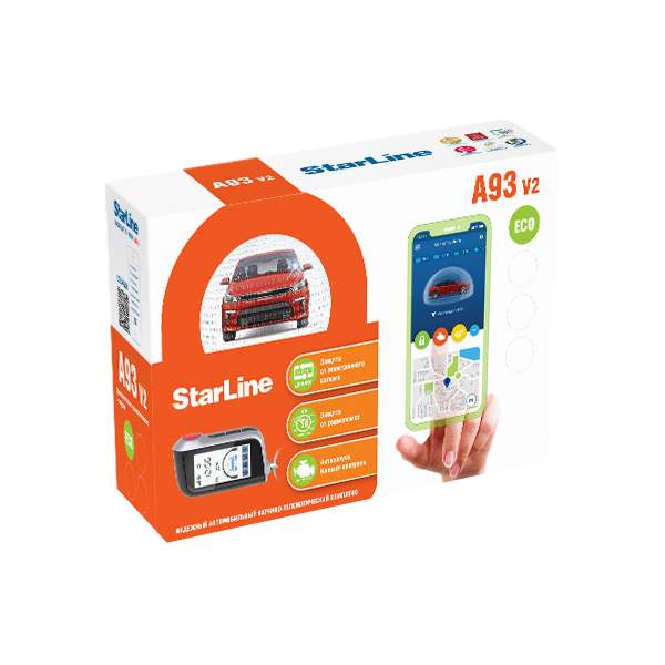 Купить автосигнализация Starline A93 Eco V2 Обратная Связь Автозапуск ...
