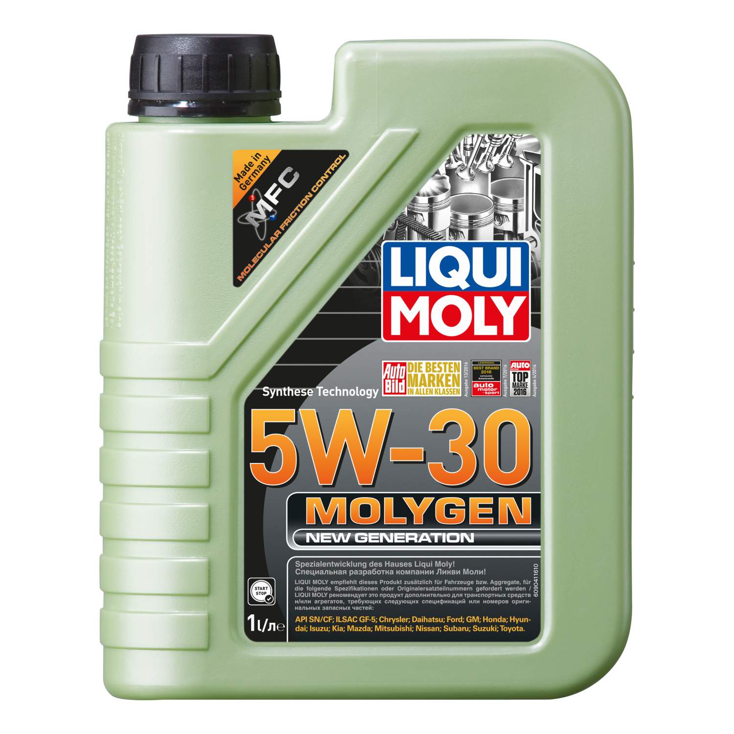 Моторное масло Liqui Moly Molygen NeW Generation 5W30 1л - купить в Москве,  цены на Мегамаркет | 100022728801