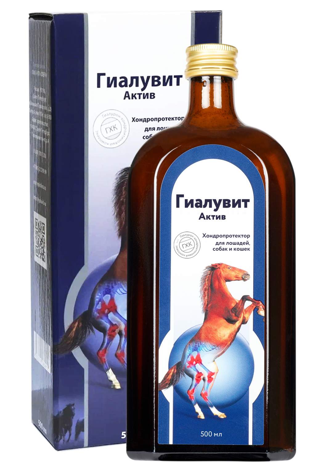 Кормовая добавка для суставов животных ГИАЛУВИТ АКТИВ, 500 мл - купить в  Москве, цены на Мегамаркет