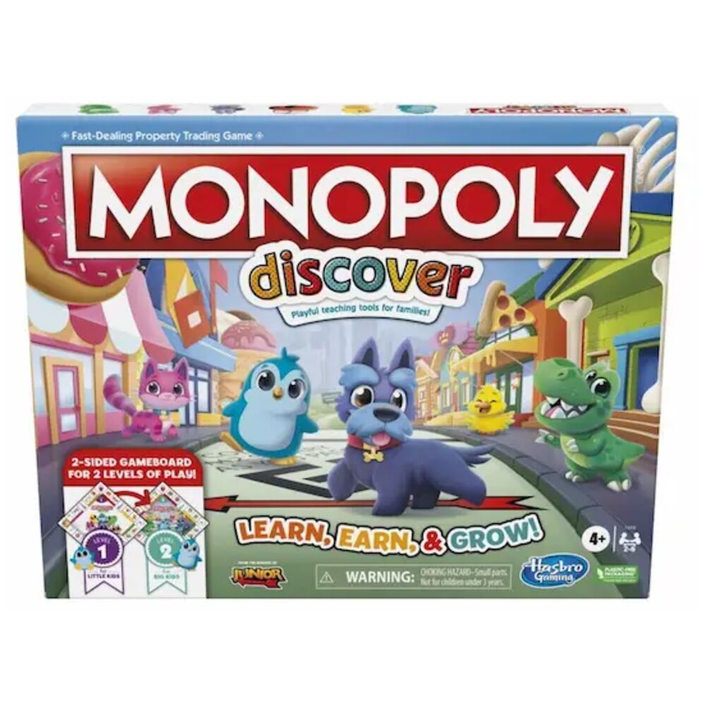 Отзывы о настольная игра Hasbro Games Моя первая Монополия Monopoly  Discover F4436 - отзывы покупателей на Мегамаркет | настольные игры  F4436121 - 600009677103