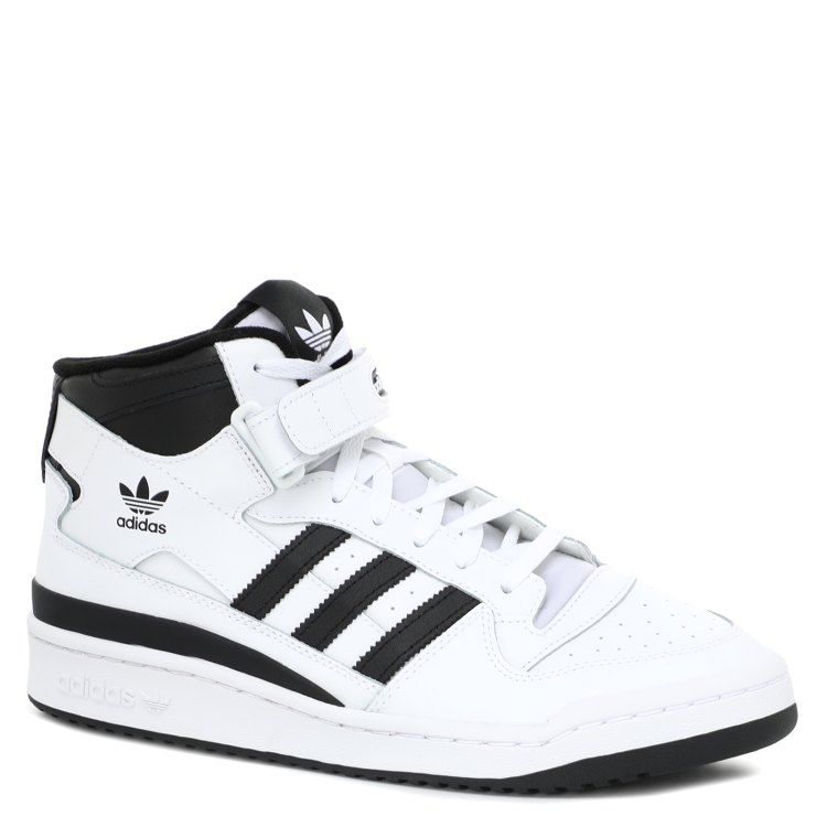 Кеды мужские Adidas FORUM MID белые 44 EU - купить в Москве, цены на  СберМегаМаркет