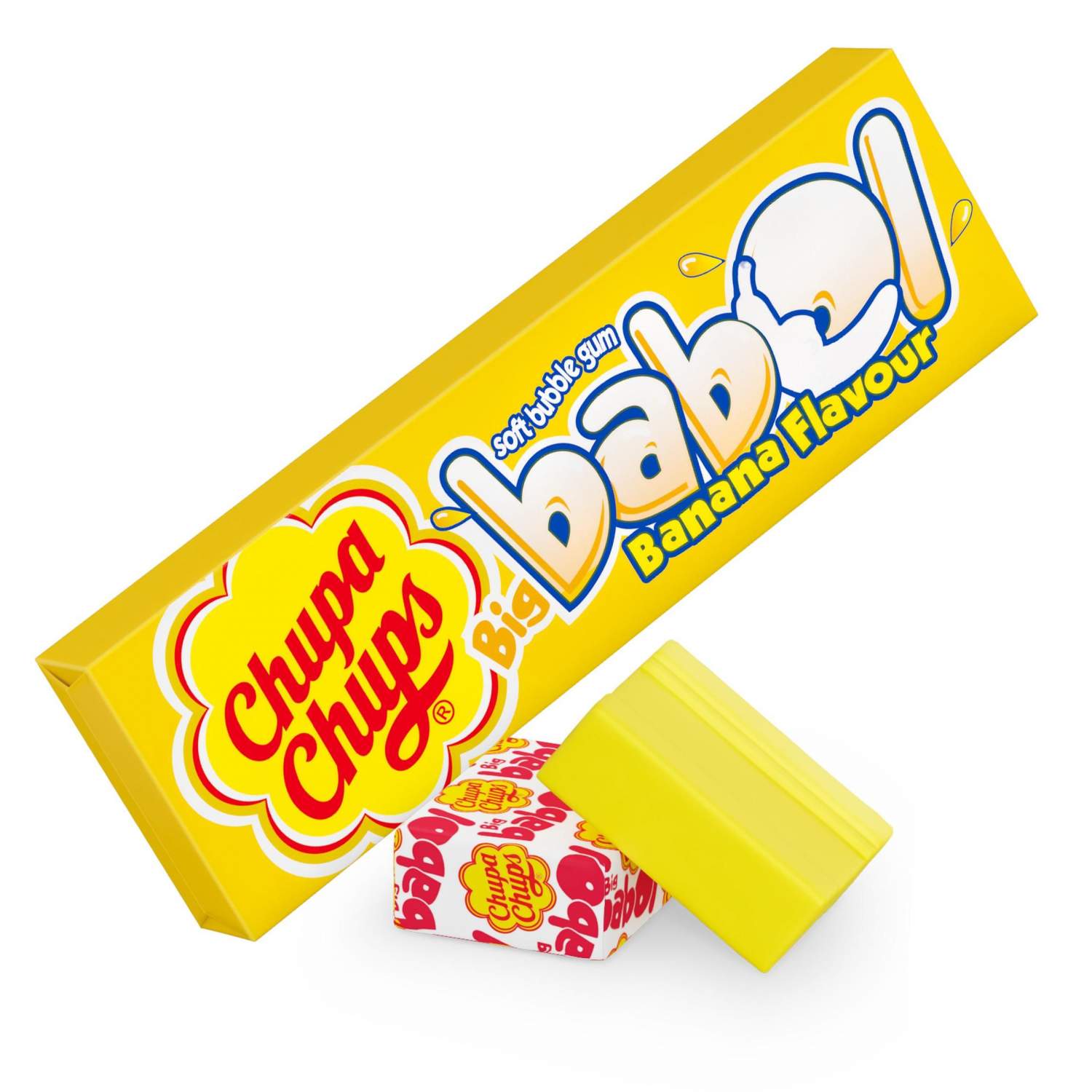 Жевательная резинка Chupa Chups Big Babol Банан 22,5 г - отзывы покупателей  на Мегамаркет | 100029311848