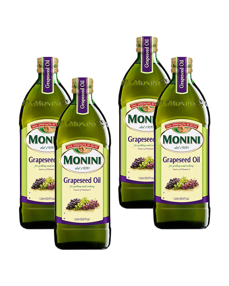 Масло Monini Grapeseed Oil из виноградных косточек 1 л 4 шт купить