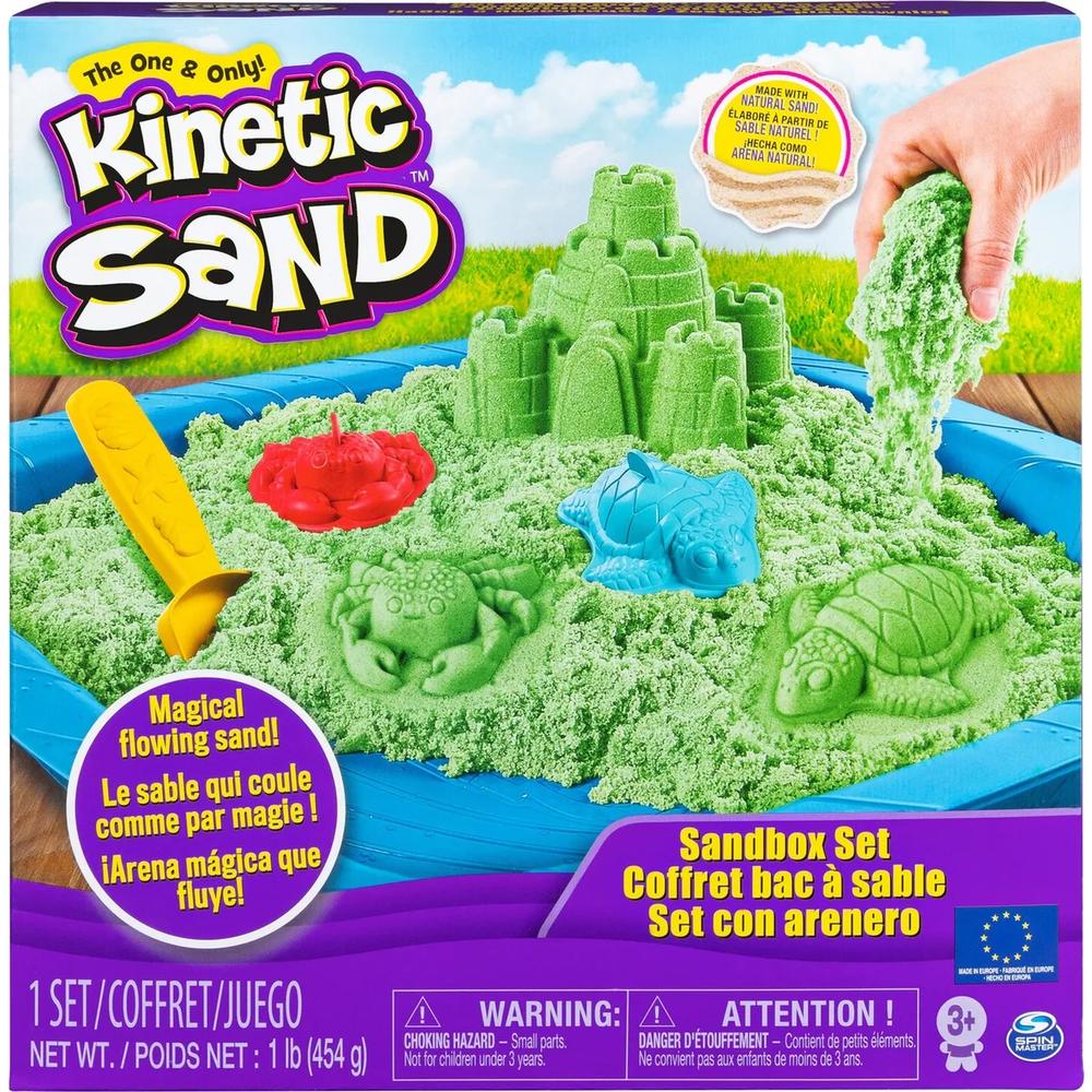 Купить кинетический песок Kinetic Sand набор для лепки 