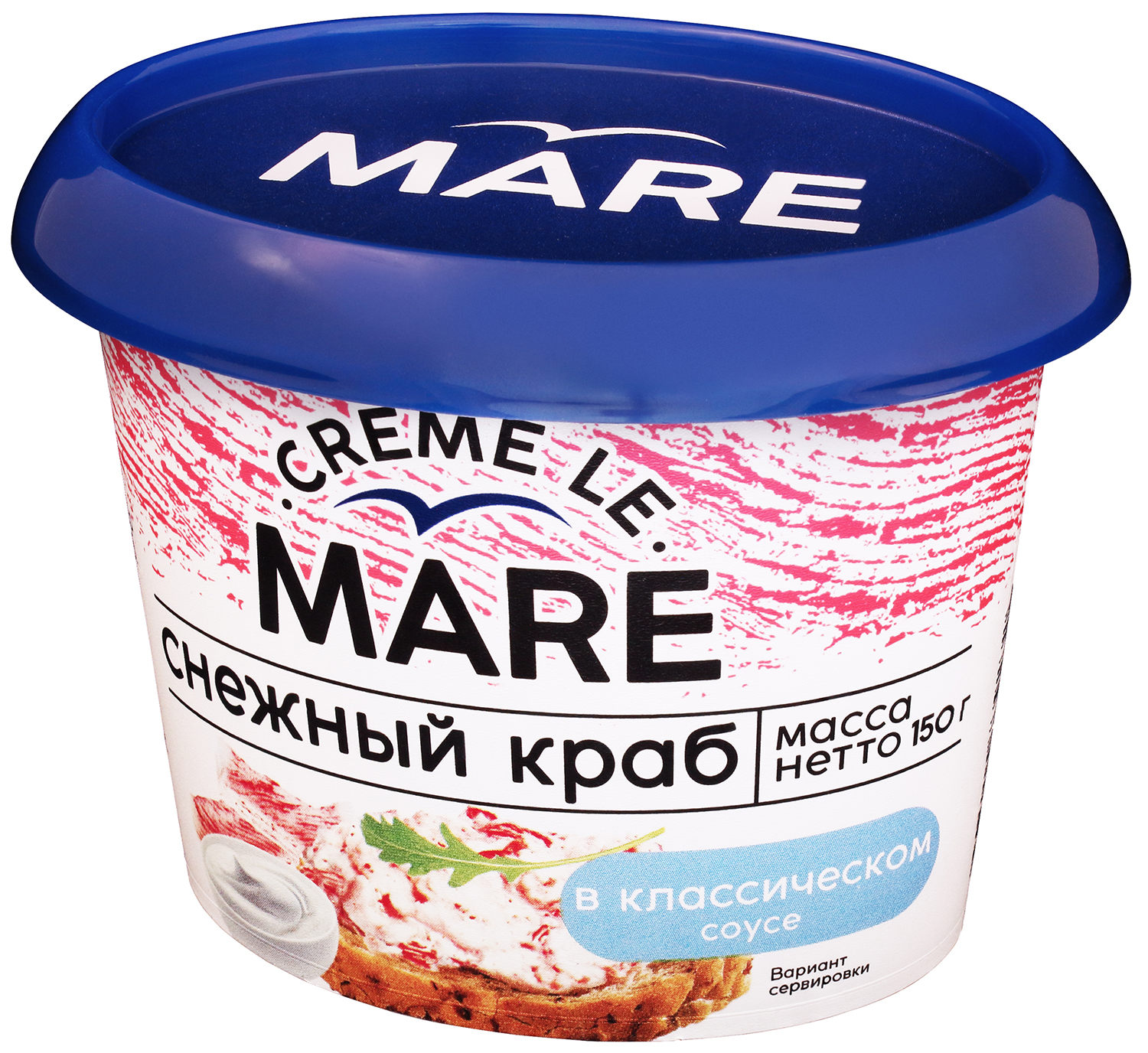 Закуска Балтийский берег Creme le Mare Снежный краб в классическом соусе  150 г - отзывы покупателей на Мегамаркет | 100029231818