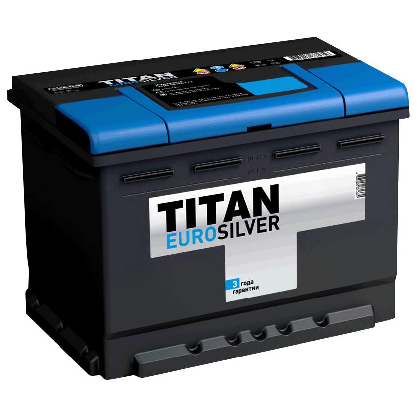 Аккумулятор titan euro silver 85 ah 12v пуск ток 800 а обратная полярность газель next