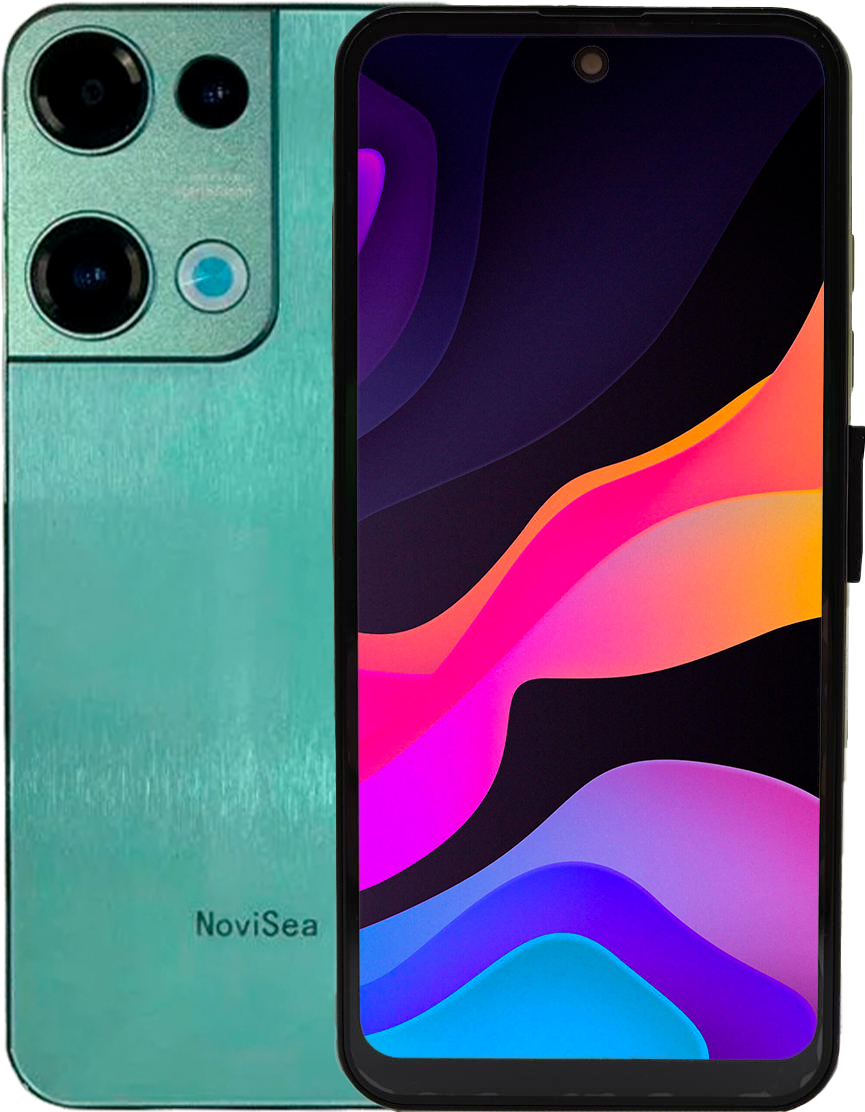 Смартфон NoviSea Note 10 3/128Gb Green, купить в Москве, цены в  интернет-магазинах на Мегамаркет