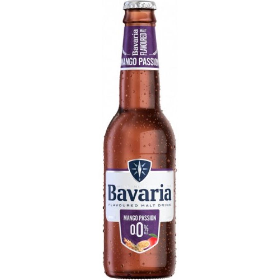 <b>Пиво</b> светлое фильтрованное Bavaria <b>Mango</b> Passion безалкогольное, 0,33 л х 8...