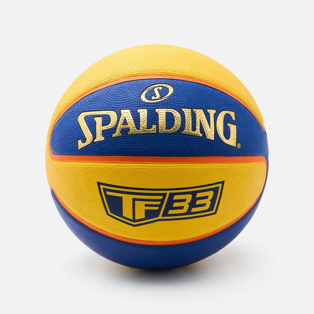 Мяч для баскетбола Spalding TF-33, Navy/Yellow, 6 - купить в Москве, цены  на Мегамаркет | 600013604607