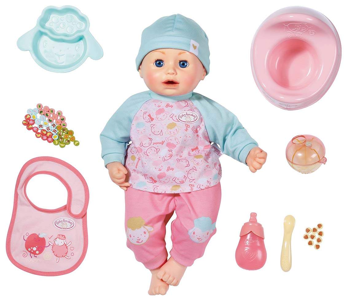 Купить кукла Zapf Creation Baby Annabell 702-987 Бэби Аннабель Время обеда  43 см, цены на Мегамаркет