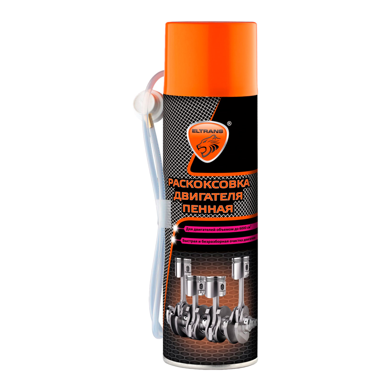ELTRANS Раскоксовка двигателя пенная / аэрозоль, 650 мл/ EL-0509.06 ...