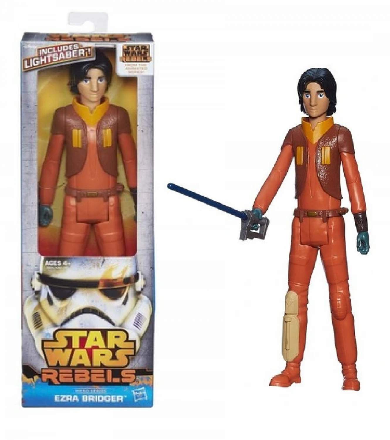 Купить фигурка Star Wars Титаны. Герои Звездных Войн: Ezra Bridger, 26 см,  цены на Мегамаркет