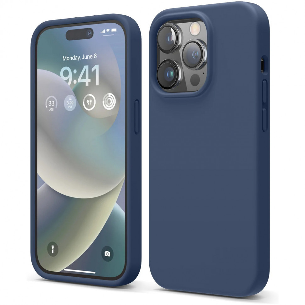 Чехол Elago Soft silicone для iPhone 14 Pro, Синий, купить в Москве, цены в  интернет-магазинах на Мегамаркет