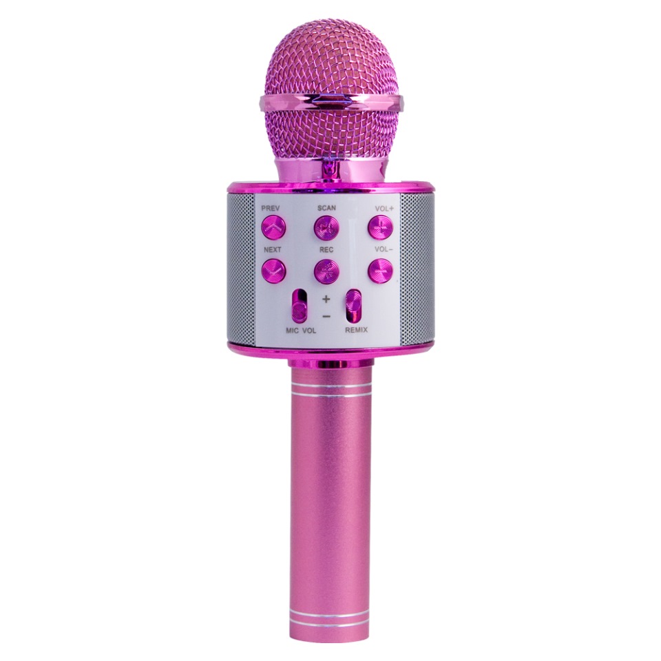 Микрофон-караоке Belsis Magic Acoustic Superstar Pink (MA3001PK) - отзывы  покупателей на маркетплейсе Мегамаркет | Артикул: 600004043490