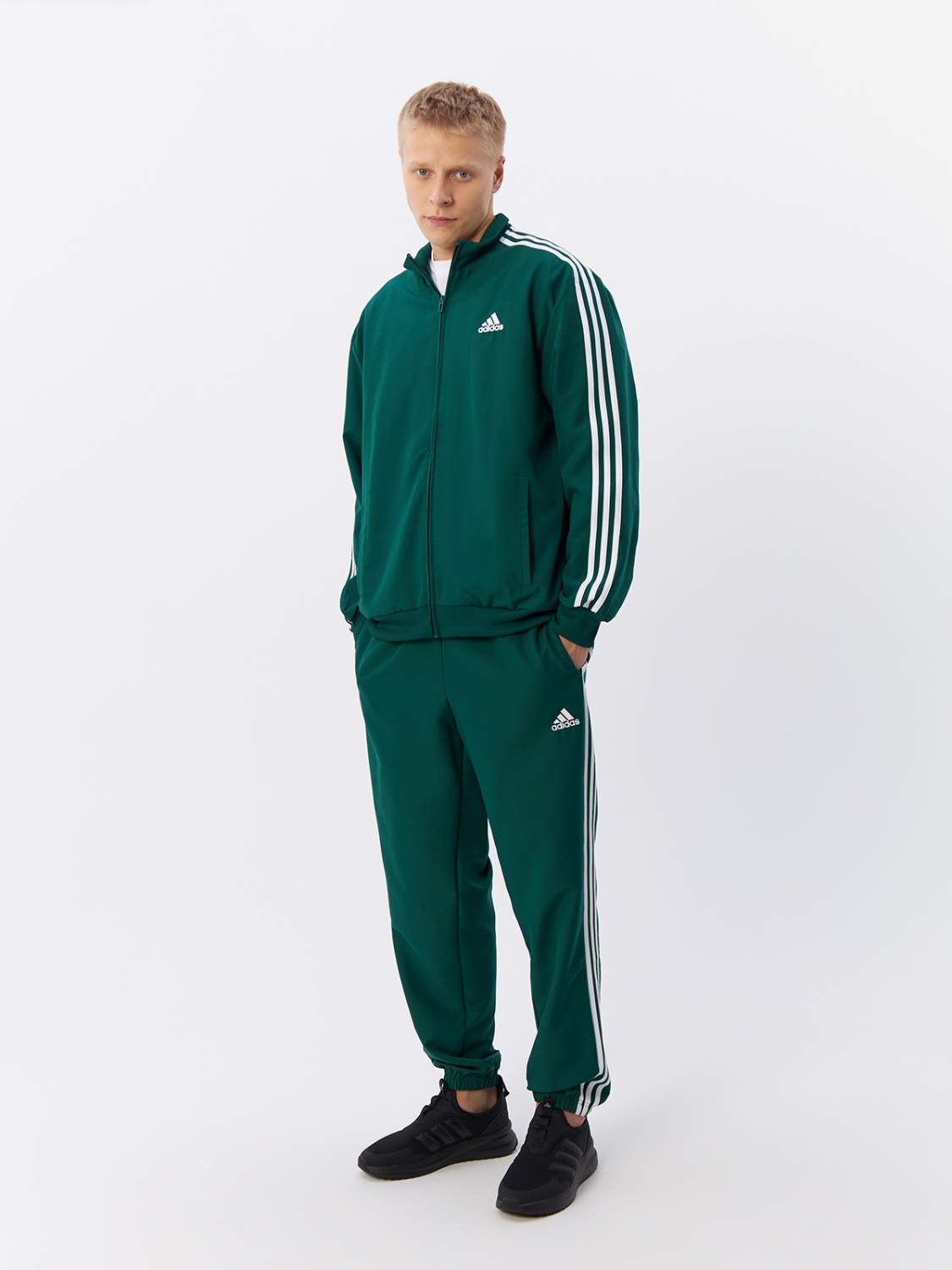 Спортивный костюм мужской Adidas IR8198 зеленый XL - купить в Москве, цены  на Мегамаркет | 100060251414