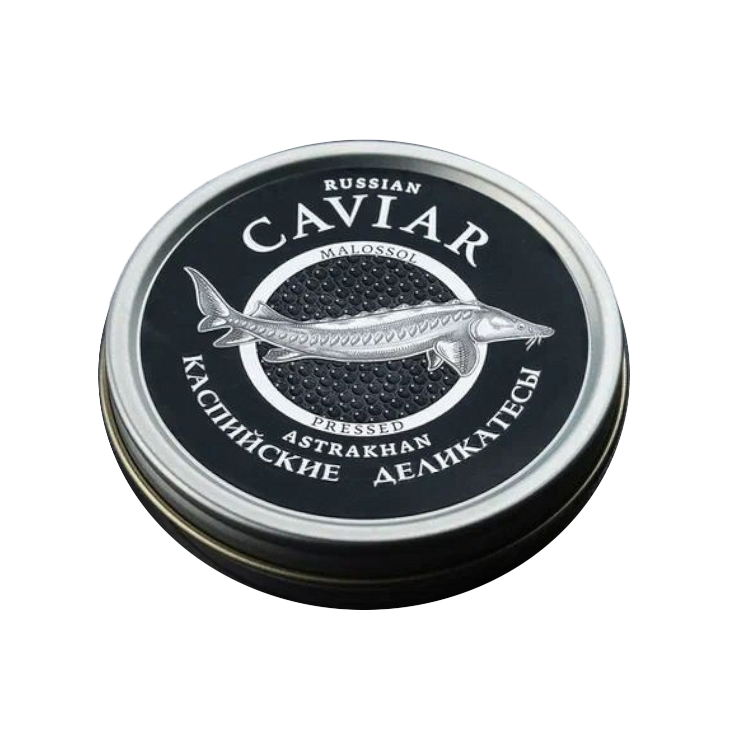 Черная икра Caviar осетровая паюсная, 50 г – купить в Москве, цены в ...
