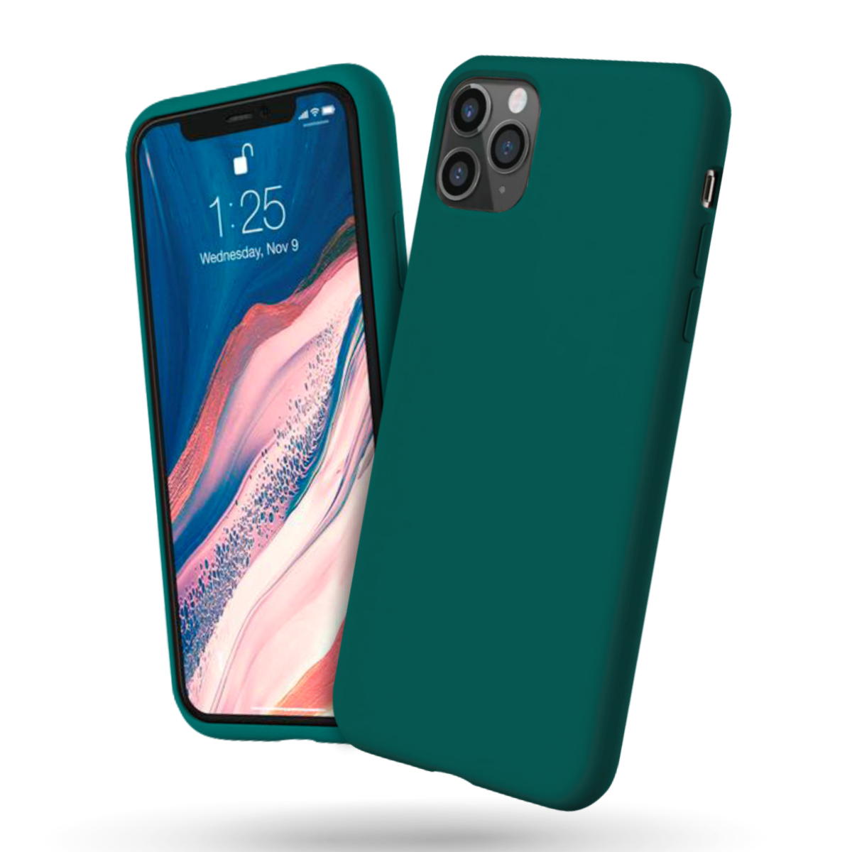 Чехол для iPhone 11 Pro, зеленый,Lumobook LB-CS3-03, купить в Москве, цены  в интернет-магазинах на Мегамаркет