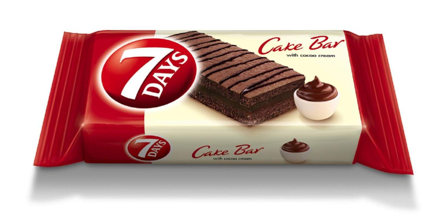 Glazed Cake Bar with Vanilla Cream 7 Days | Tsiran Supermarket