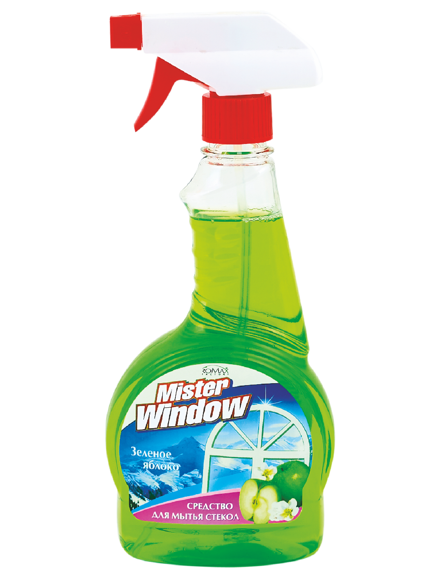 Средство для очистки окон. Средство для мытья стёкол Mister Window "зелёное яблоко", 500 мл. Средство для мытья окон "Mister Window" яблоко 500мл. Средство для мытья стекол зеленое яблоко Mister Window ROMAX 500мл. Средство для мытья стекол Mister Window "зелёное яблоко", 750 мл.
