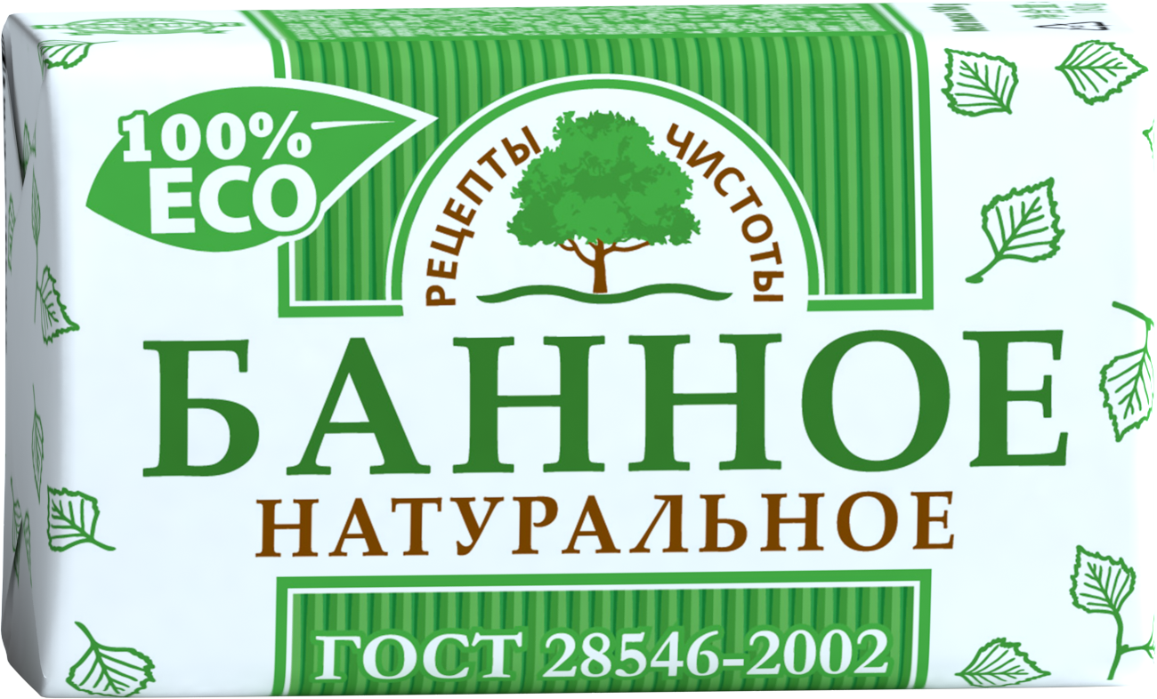 Купить туалетное мыло Рецепты чистоты Банное натуральное 200 г, цены на  Мегамаркет | Артикул: 100045461436