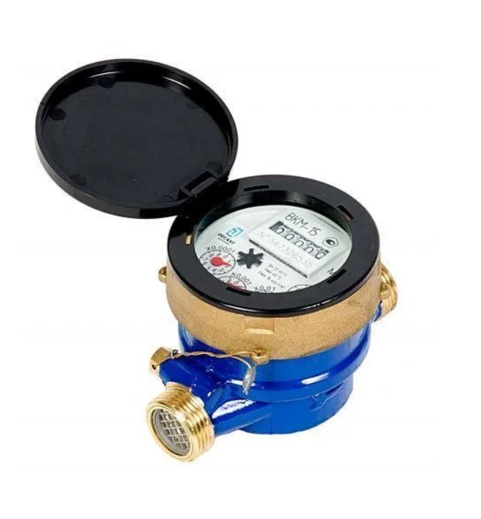 Счетчик воды ВКМ-15 мокроходный - купить в Москве, цены на Мегамаркет