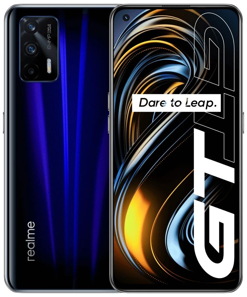 Смартфон Realme GT 5G 8/128GB Dashing Blue – купить в Москве, цены в  интернет-магазинах на Мегамаркет