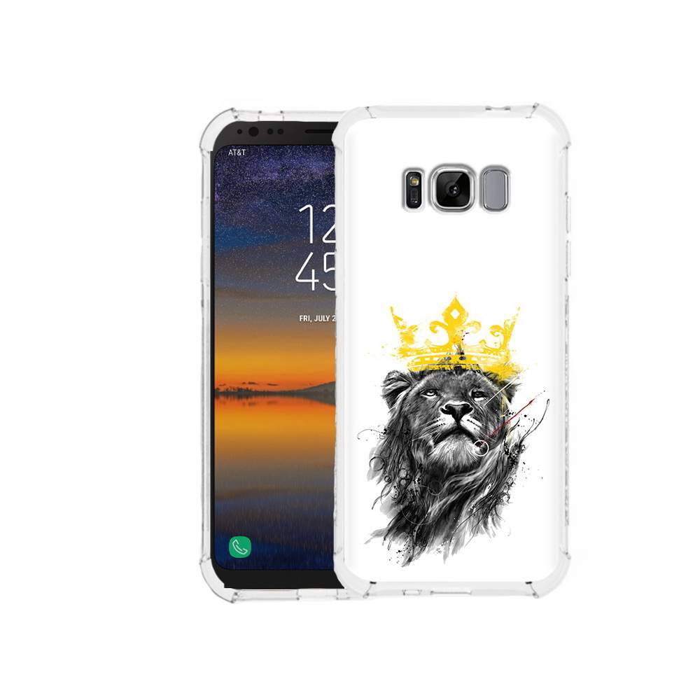 Чехол MyPads Tocco для Samsung Galaxy S8 король-лев (PT107395.590.391),  купить в Москве, цены в интернет-магазинах на Мегамаркет