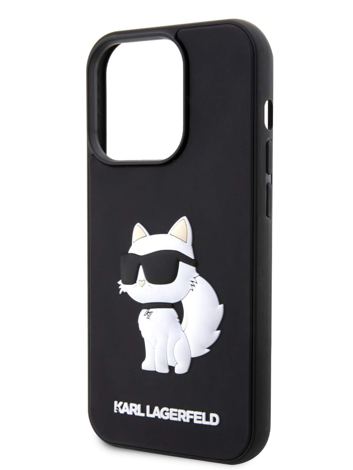 Чехол Karl Lagerfeld для iPhone 15 Pro Max с объемным 3D принтом NFT  Choupette, черный, купить в Москве, цены в интернет-магазинах на Мегамаркет