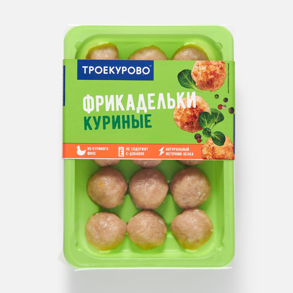 Купить фрикадельки Троекурово куриные, охлажденные, 300 г, цены на  Мегамаркет | Артикул: 100029280970