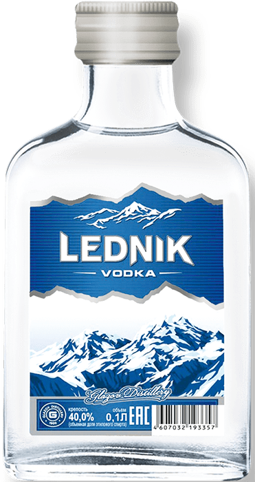 Водка Lednik 0,1 л - купить в Москве, цены на Мегамаркет | 700000476764