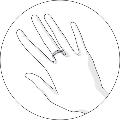 Кольцо женское SOKOLOV из серебра с фианитами 94010064 р.17.5