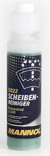 Жидкость омывателя летняя MANNOL 0,25л Scheiben-Reiniger Konzentrat 1:100 MANNOL 2239