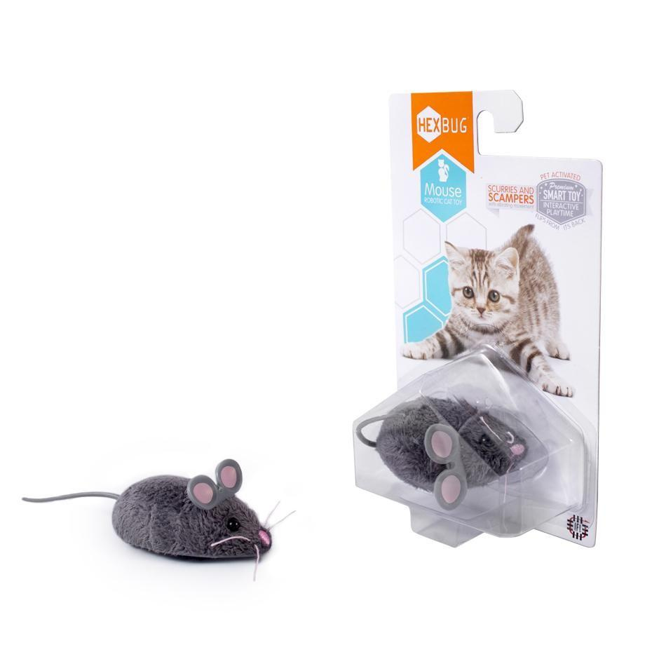 Игрушка для кошек Hexbug Mouse Cat Toy, микроробот, серый, 6,2 см - отзывы  покупателей на маркетплейсе Мегамаркет | Артикул товара:100024187167