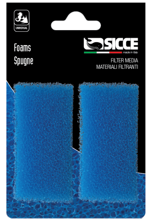 Губка для внутреннего фильтра SICCE Foam Spugne для Mikron, синтепон, 2 шт, 20 г