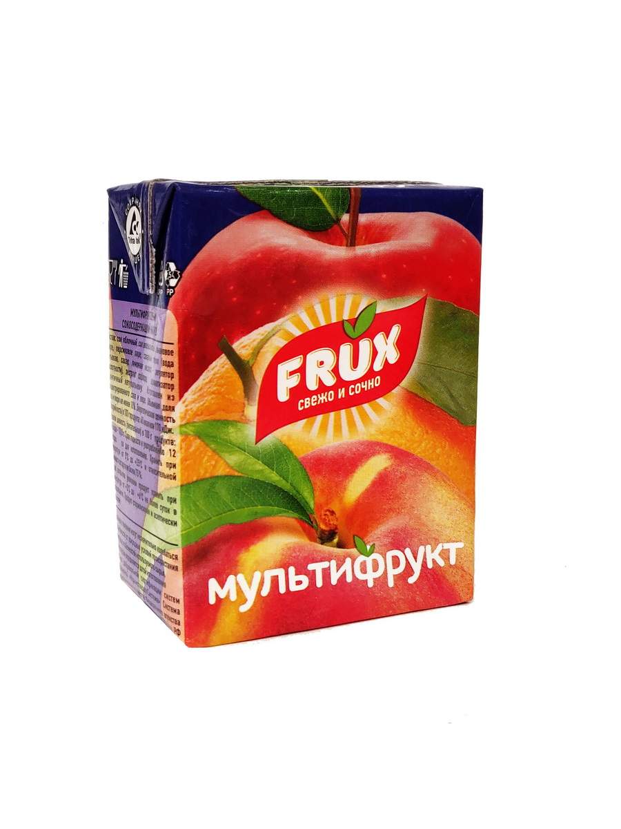 Сокосодержащий напиток Frux мультифрукт 12*200 мл – характеристики на ...