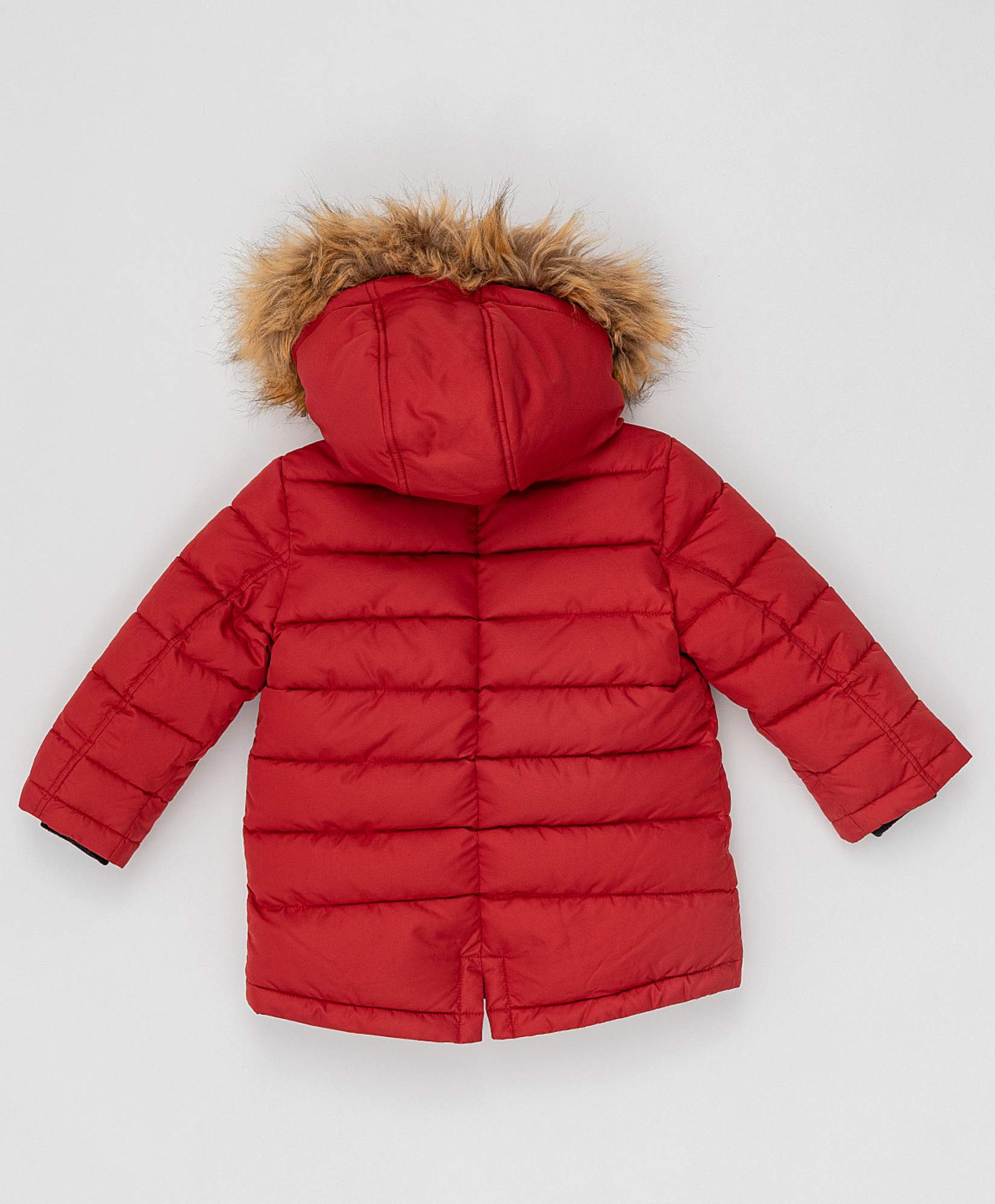 Красное зимнее пальто Button Blue 220BBBMC45013500, размер 116
